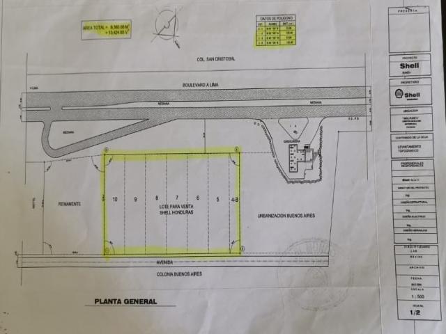 #VTA336 - Terrenos Comercial para Venta en San Pedro Sula - Cortés - 1