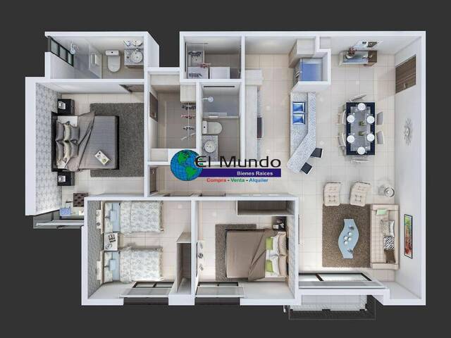 #453 - Apartamento para Alquiler en San Pedro Sula - Cortés - 3